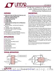 LTC2410IGN#TRPBF datasheet pdf Linear Technology