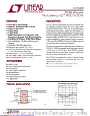 LTC2420IS8#PBF datasheet pdf Linear Technology