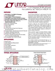 LTC2422IMS datasheet pdf Linear Technology