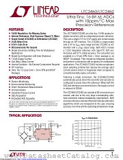 LTC2462CDD#PBF datasheet pdf Linear Technology