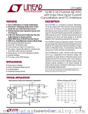 LTC2489CDE#TRPBF datasheet pdf Linear Technology