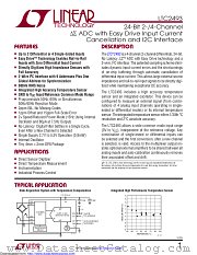 LTC2493CDE#TRPBF datasheet pdf Linear Technology