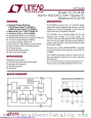 LTC2630ACSC6-HZ12#PBF datasheet pdf Linear Technology
