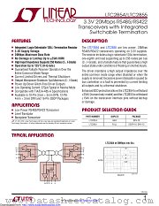 LTC2855HDE#TRPBF datasheet pdf Linear Technology