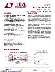 LTC2875MPS8#TRPBF datasheet pdf Linear Technology
