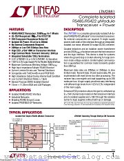 LTM2881IY-5 datasheet pdf Linear Technology