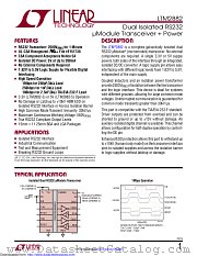 LTM2882CV-3#PBF datasheet pdf Linear Technology