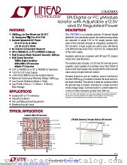 LTM2883IY-5I#PBF datasheet pdf Linear Technology
