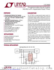LTC2900-1CDD#TRPBF datasheet pdf Linear Technology