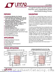 LTC2901-2IGN#TRPBF datasheet pdf Linear Technology