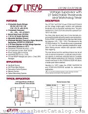 LTC2918CMS-A1#PBF datasheet pdf Linear Technology