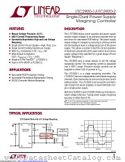 LTC2920-2CMS8#PBF datasheet pdf Linear Technology