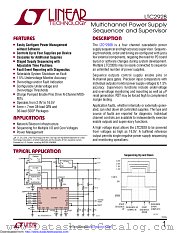 LTC2928CUHF datasheet pdf Linear Technology
