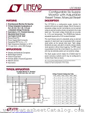 LTC2930HDD#TRPBF datasheet pdf Linear Technology