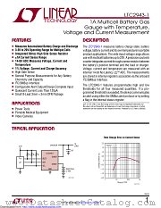 LTC2943IDD-1#TRPBF datasheet pdf Linear Technology