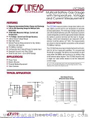 LTC2943IDD#TRPBF datasheet pdf Linear Technology