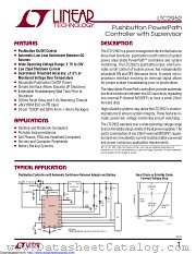 LTC2952CUF#TRPBF datasheet pdf Linear Technology