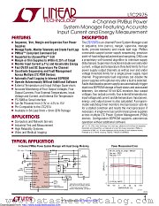 LTC2975CUP#TRPBF datasheet pdf Linear Technology