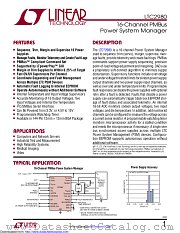 LTC2980CY#PBF datasheet pdf Linear Technology
