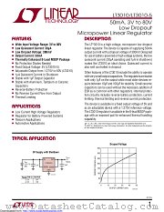 LT3010HMS8E datasheet pdf Linear Technology