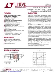 LT3011EDD#PBF datasheet pdf Linear Technology