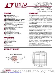 LT3021EDH-1.5#TRPBF datasheet pdf Linear Technology