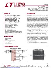 LT3023IDD datasheet pdf Linear Technology