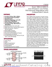 LT3028EDHC#TRPBF datasheet pdf Linear Technology
