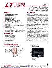 LT3061EDCB#PBF datasheet pdf Linear Technology