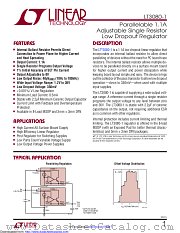 LT3080EMS8E-1 datasheet pdf Linear Technology