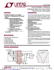 LTC3109IGN#TRPBF datasheet pdf Linear Technology