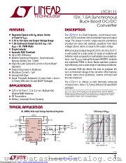 LTC3111MPDE#TRPBF datasheet pdf Linear Technology
