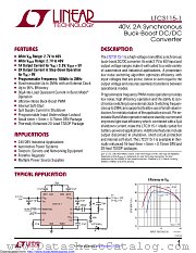 LTC3115IFE-1#TRPBF datasheet pdf Linear Technology
