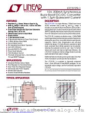 LTC3129IUD-1#TRPBF datasheet pdf Linear Technology