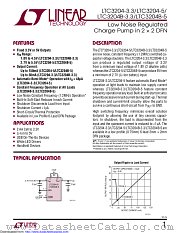 LTC3204EDC-3.3#TRMPBF datasheet pdf Linear Technology