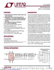 LTC3205EUF#TRPBF datasheet pdf Linear Technology