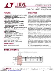 LTC3207EUF-1#TRPBF datasheet pdf Linear Technology