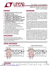 LTC3209EUF-2 datasheet pdf Linear Technology