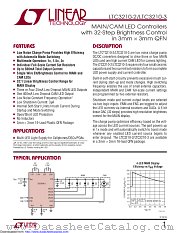LTC3210EUD-3#TR datasheet pdf Linear Technology