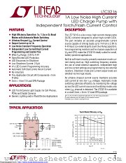 LTC3216EDE#TRPBF datasheet pdf Linear Technology