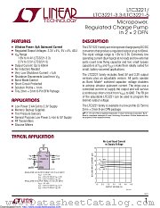 LTC3221EDC-3.3#TR datasheet pdf Linear Technology