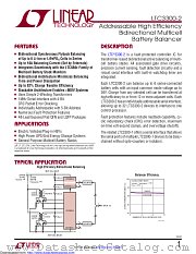 LTC3300HUK-2#TRPBF datasheet pdf Linear Technology