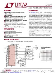 LTC3305EFE#TRPBF datasheet pdf Linear Technology
