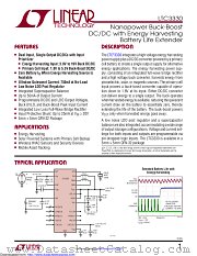 LTC3330EUH#PBF datasheet pdf Linear Technology