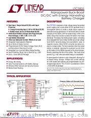 LTC3331EUH#TRPBF datasheet pdf Linear Technology