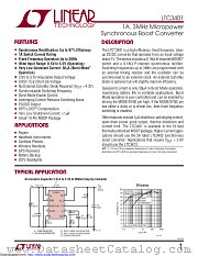 LTC3401EMS#TRPBF datasheet pdf Linear Technology