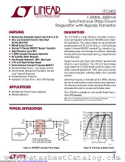 LTC3403EDD#TRPBF datasheet pdf Linear Technology