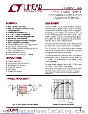 LTC3405AES6-1.375#TRMPBF datasheet pdf Linear Technology
