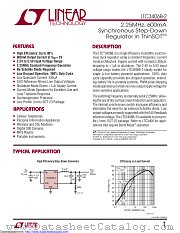 LTC3406B-2ES5#TRM datasheet pdf Linear Technology