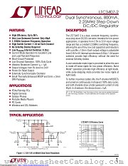 LTC3407EDD-2#TRPBF datasheet pdf Linear Technology